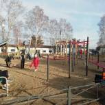 В Седельниковском районе открыли детскую спортивную площадку