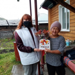 Активисты «Молодой Гвардии» провели акцию в День пожилого человека