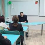 Андрей Рябенко провел открытый урок для школьников