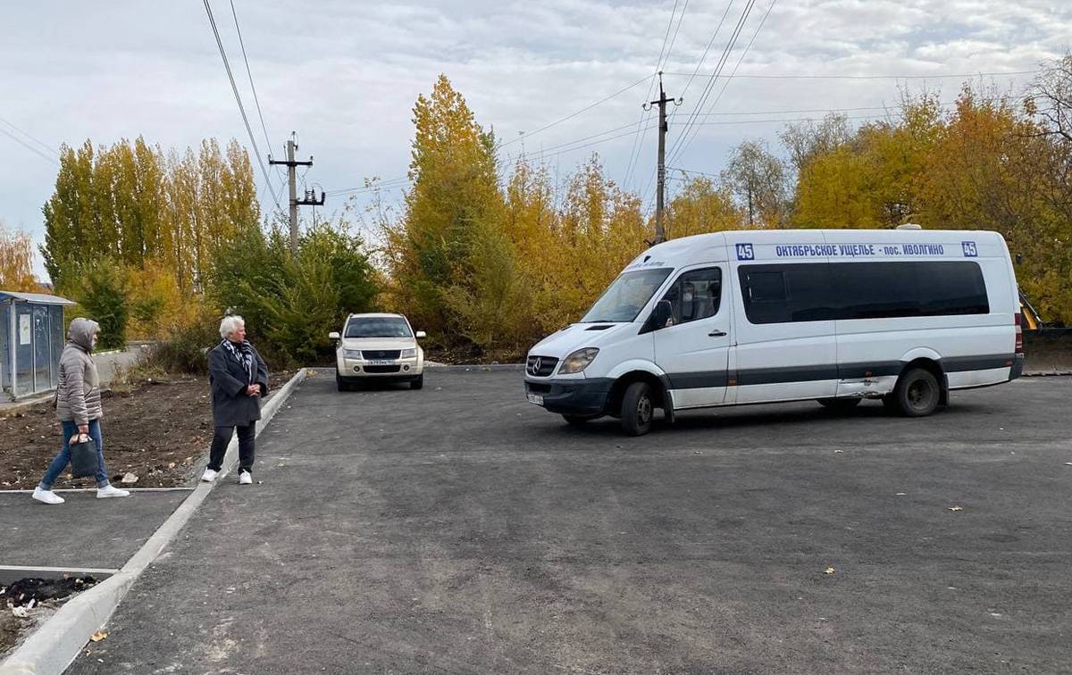 В Иволгино обустроена разворотная площадка для общественного транспорта