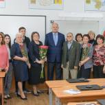 Вадим Супиков поздравил педагогический коллектив пензенской школы с наступающим Днем учителя
