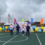 Спортивную площадку установили в поселке Первомайский Иркутского района в рамках «Народных инициатив»