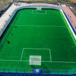 В Чановском районе завершили строительство многофункционального стадиона