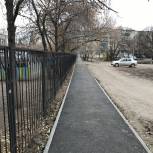 В Кыштыме завершается благоустройство тротуара по проекту «Инициативного бюджетирования»