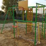 На территории сельских школ Тульской области оборудовали детские спортплощадки