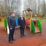 В Кохме прошла общественная приемка новой детской площадки в дошкольном учреждении