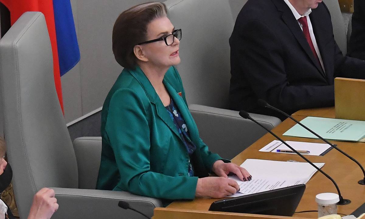 Валентина Терешкова: «Единая Россия» — законодательный «авангард» Президента