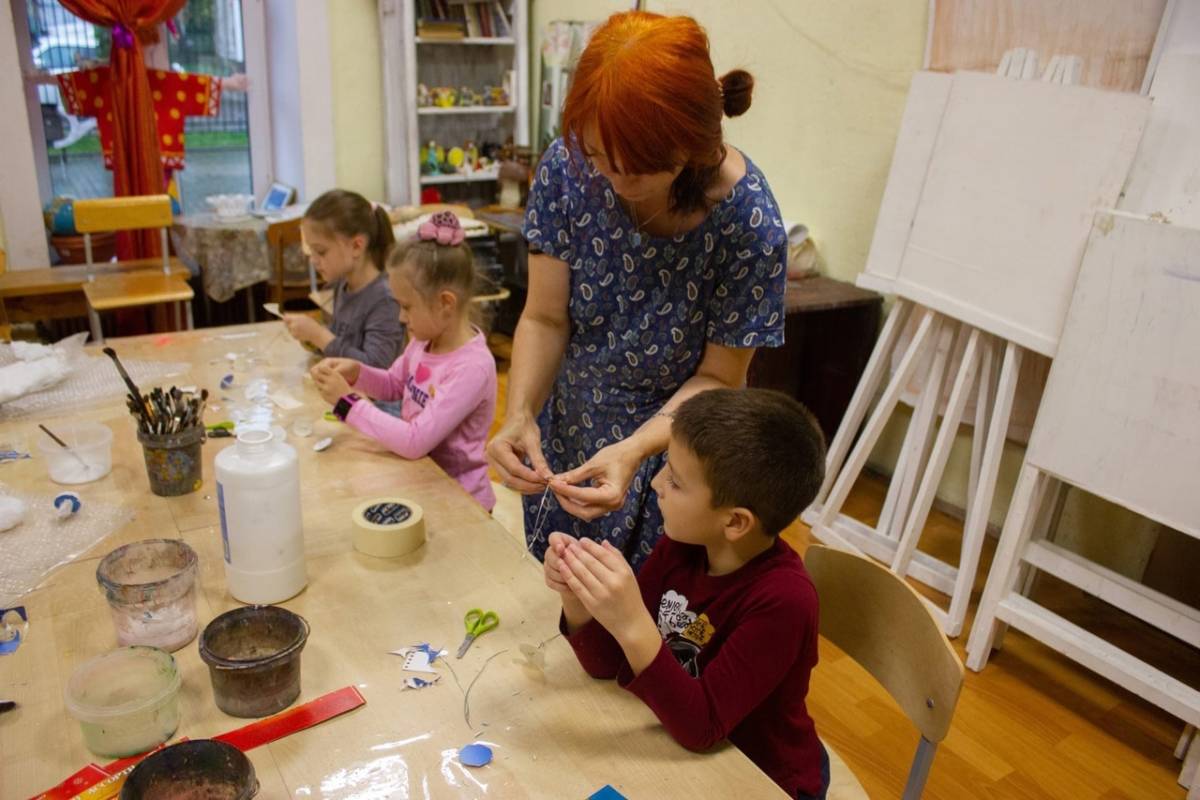 Лыткаринские партийцы провели для детей открытое занятие мастерской кукол  «Волшебный мир»