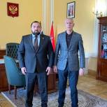 Депутат Госдумы Хамзаев провел встречу с Министром спорта РФ