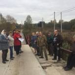 Глава Киржачского района Андрей Доброхотов взял на контроль ситуацию с мостом в деревне Недюрово