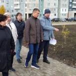 Завершается благоустройство парка отдыха у церкви Владимирской иконы Божией Матери в Северодвинске
