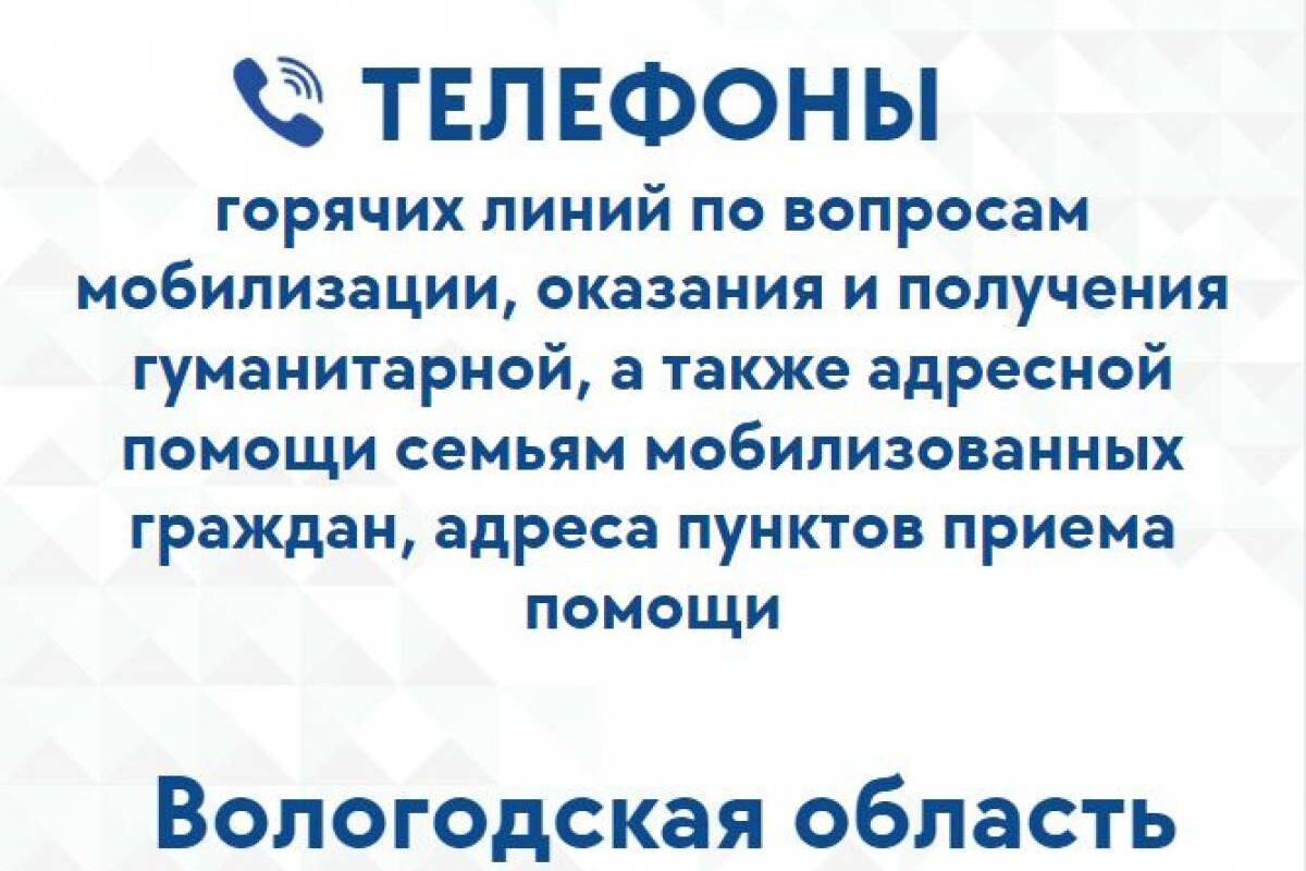 Телефоны горячих линий