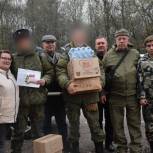 Военнослужащие из Узловского района получили посылки от своих земляков
