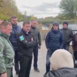 Андрей Турчак посетил волонтёрский пункт помощи «Единой России» на левом берегу Днепра в Херсонской области