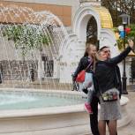 В Тбилисском районе открылся фонтан