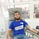 «Молодая Гвардия Единой России» провела донорскую акцию в Грозном