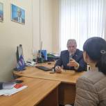 Депутат Сергей Рыбалкин провел первый прием граждан