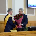 Леонид Черкесов поздравил Евгения Кадышева с избранием на должность главы города Чебоксары