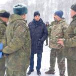 Виктор Игнатов посетил центр размещения и подготовки мобилизованных в Новосибирске