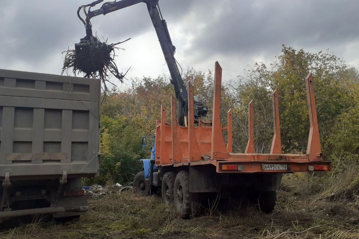 В Агаповском районе продолжается ликвидация несанкционированных свалок