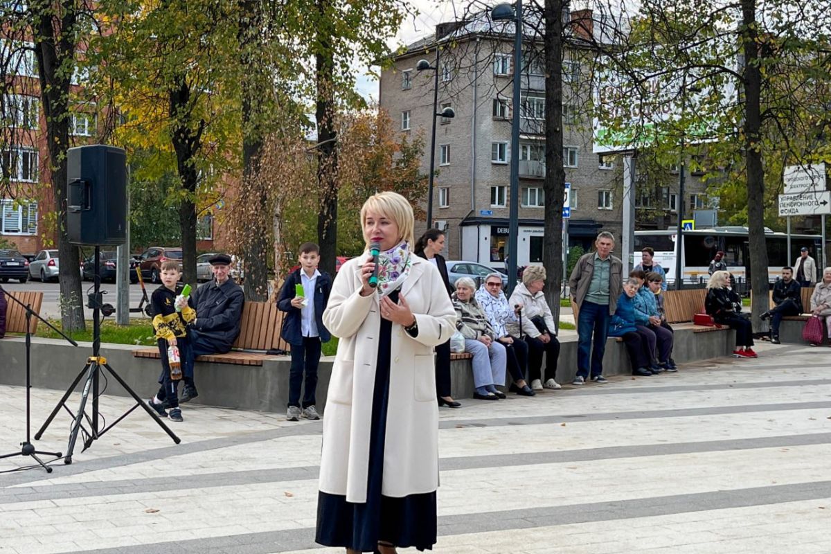 В Электростали партийцы открыли очередной объект благоустройства по  просьбам жителей