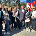 В Ставропольском крае при поддержке «Единой России» благоустроили площадь