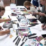 «Единая Россия» организовала в Санкт-Петербурге мастер-класс по рисованию для детей