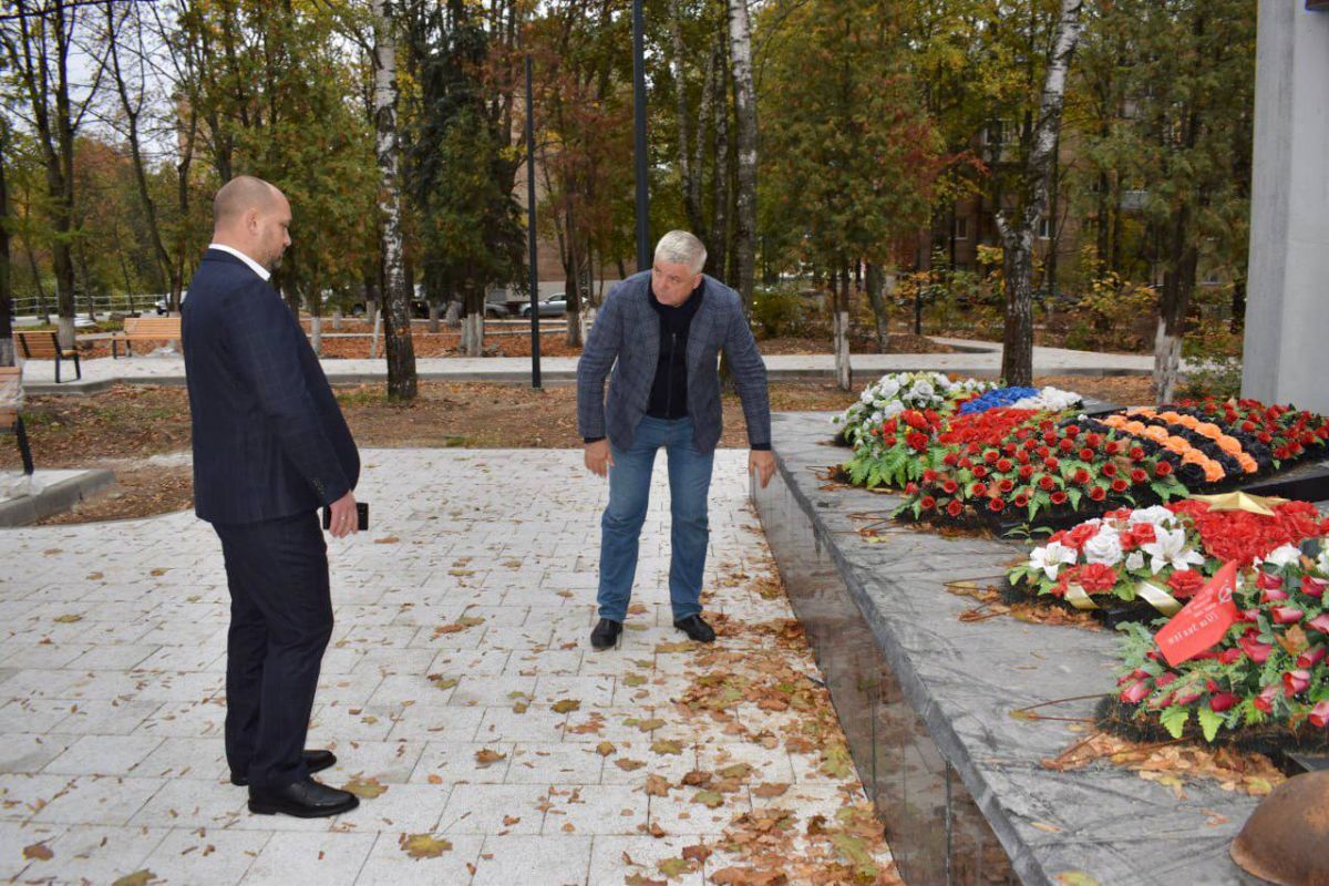 Благоустройство в Сквере Победы в Балашихе завершат до конца октября