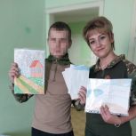 Калачеевские единороссы передали посылки участникам СВО, проходящим лечение в госпитале