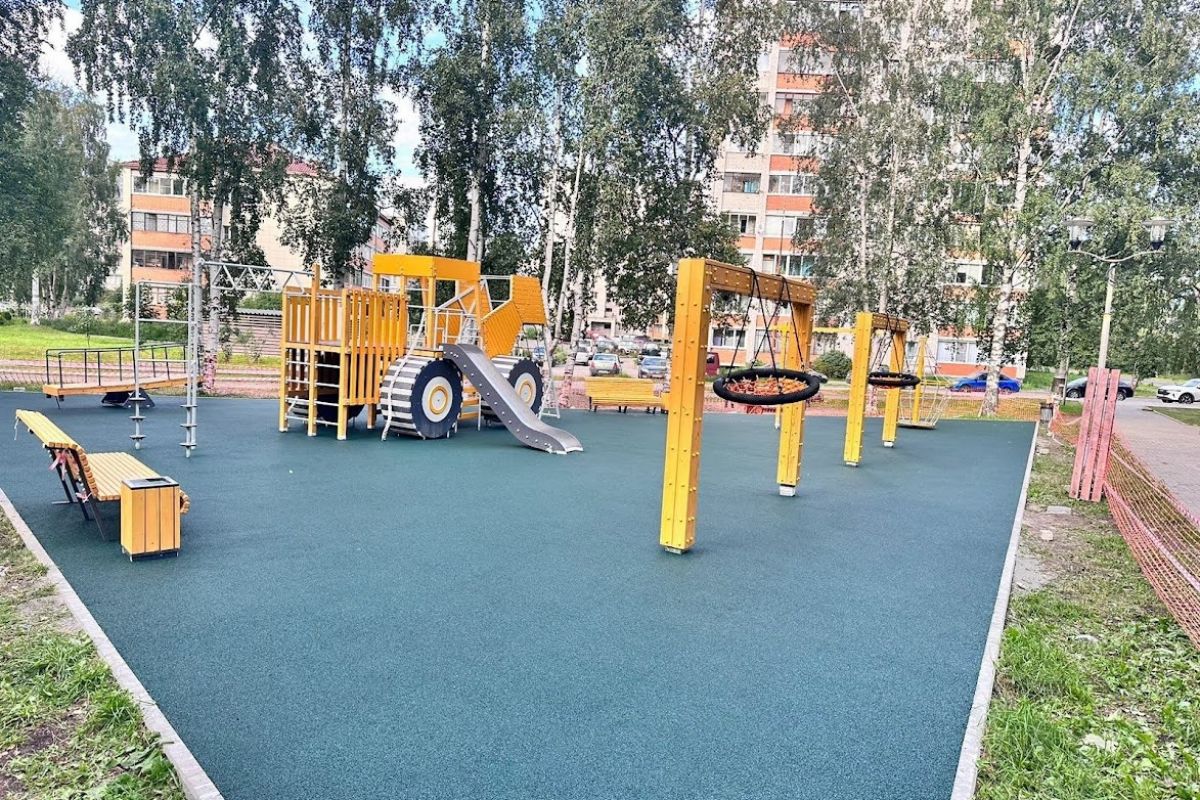 Комфортная городская среда: в Петрозаводске завершается благоустройство сквера Машиностроителей