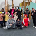 В Губкинском для детей провели игровую программу