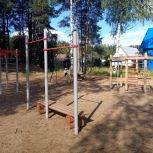 Детские площадки в Вологодском и Тарногском округах теперь радуют ребят