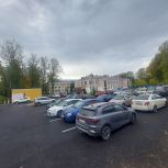 Народная программа в действии: у Череповецкой городской больницы построена автомобильная парковка