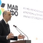 Денис Паслер, Артём Жога и Роман Некрасов дали старт Межрегиональной агропромышленной выставке УрФО в Екатеринбурге