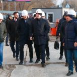 Виталий Хоценко оценил темпы строительства нового корпуса Клинического медико-хирургического центра