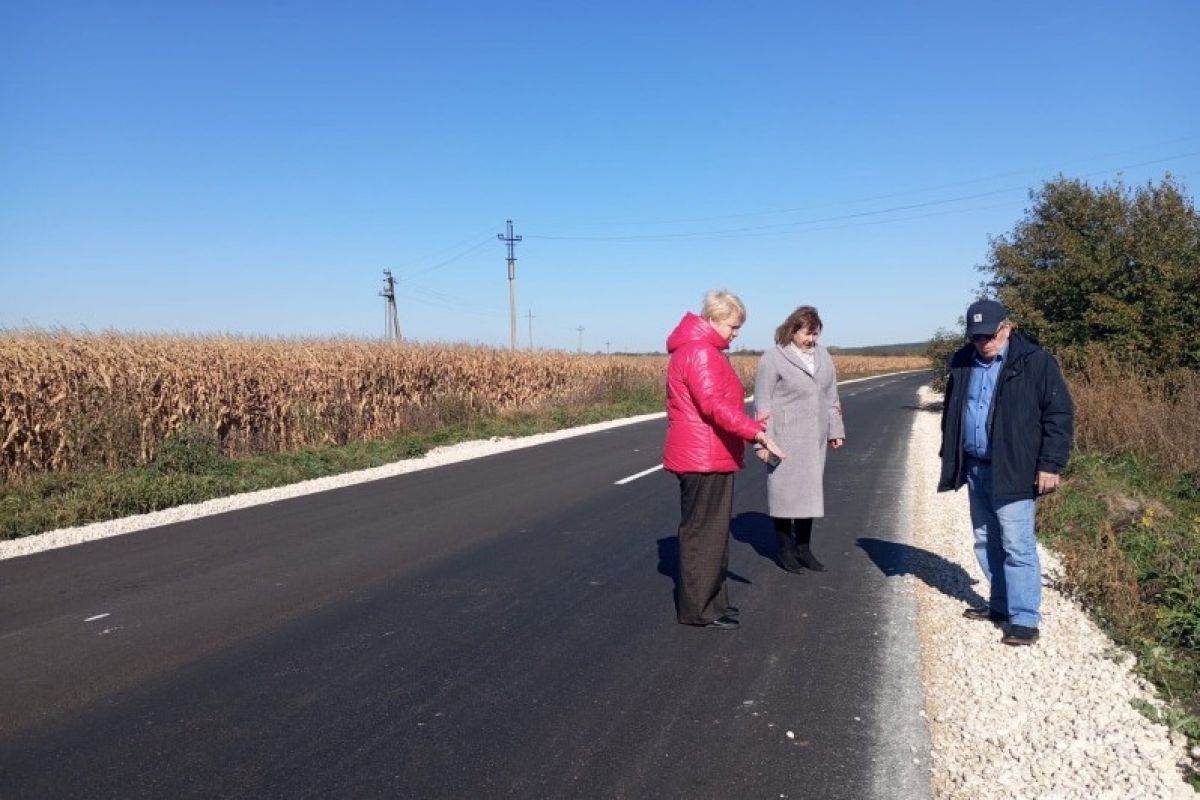 По народной программе завершается ремонт дороги «Знаменка — Большие Пады»