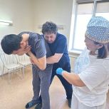 В Лаганской районной больнице открыт кабинет по обучению населения правилам оказания первой помощи и проведены занятия курса «Готов к санитарной обороне»