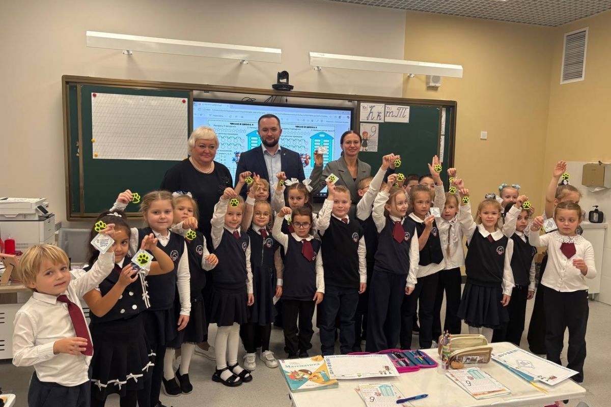 «Единая Россия» организовала  для первоклассников Тулы обучение правилам дорожной безопасности