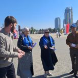 «Единая Россия» провела акцию в Грозном в честь 207-летия города