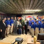 При поддержке «Единой России» в ростовской школе №61 провели «Урок мужества» с участником СВО