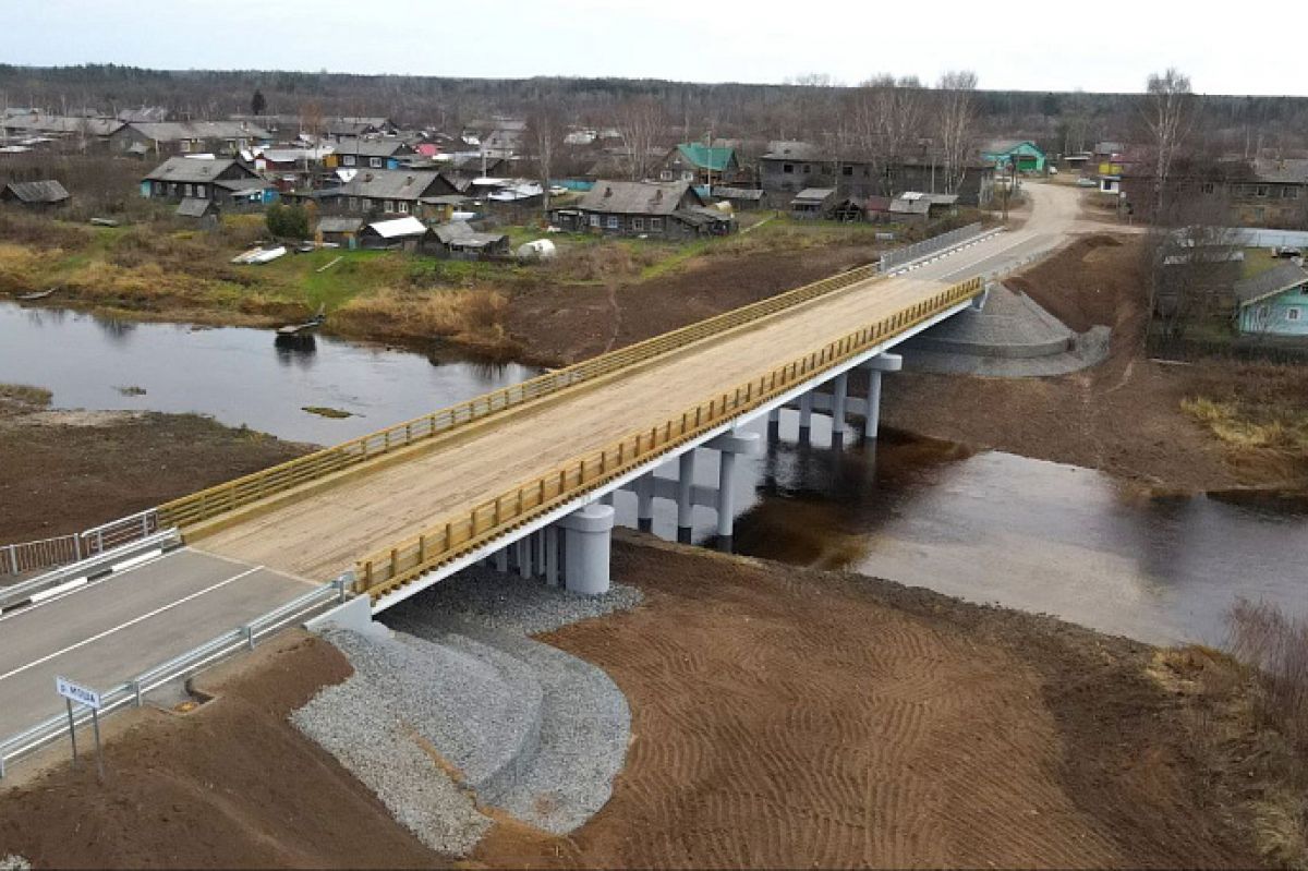 Народная программа ЕР: в Няндомском округе завершен капитальный ремонт моста через Мошу