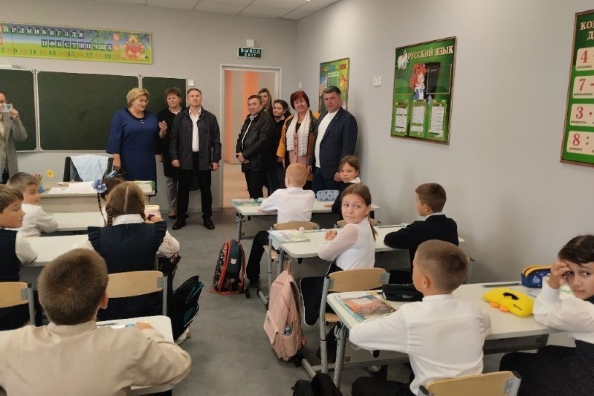 В школе Притамбовья после капитального ремонта начались занятия