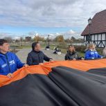 300 метров памяти: в Самаре развернули гигантскую Георгиевскую ленту