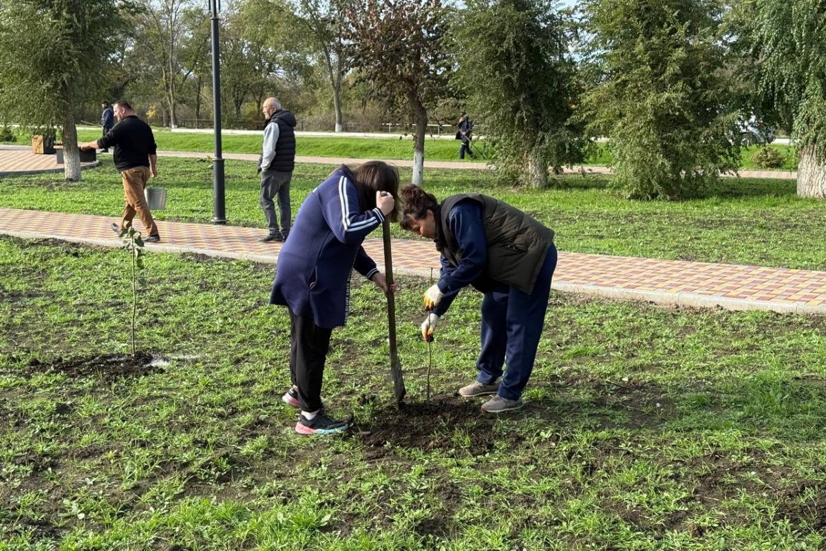 По инициативе «Единой России» в Туркменском округе прошёл субботник