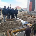 Депутат Госдумы Нурбаганд Нурбагандов проконтролировал ход строительства школы в селе Сулейбакент