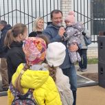 Открыли первую научную детскую спортивную площадку.