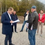 Александр Шахов принял участие в приемке работ