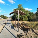 В поселке Лиман строится новая тротуарная дорожка