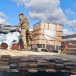 Липецкие партийцы передали бойцам на СВО пиломатериалы, сети, газовые баллоны