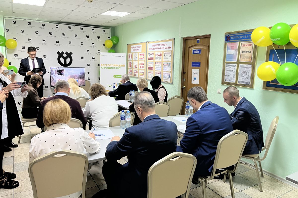 Всероссийский Агродиктант провели на уникальной площадке Ямала – Салехардском комбинате